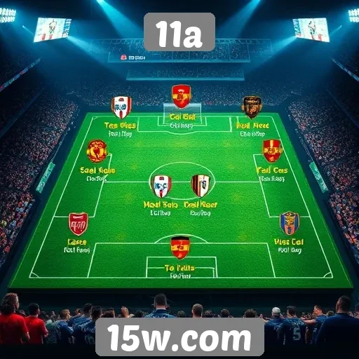 Comparativo entre 11a e concorrentes no setor de jogos